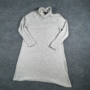 American Eagle Outfitters Sweater Dress Womens M Heather Gray Knit Turtleneck